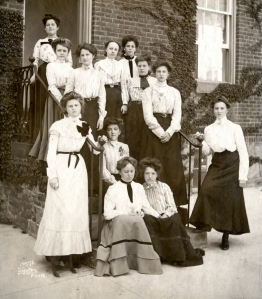 Group of St. Joseph's Academy students, 1900 (Photo by William H. Tipton)
