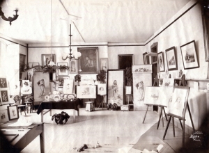 Art classroom at St. Joseph's Academy (photo by William H. Tipton)